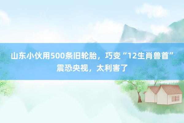 山东小伙用500条旧轮胎，巧变“12生肖兽首”震恐央视，太利害了